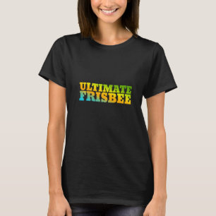 T-shirt Frisbee Ultime Conçu Avec Des Couleurs Naturelles
