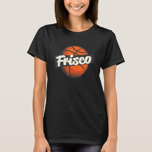 T-shirt Frisco Hometown Basketball Player Sports (Devant)