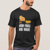 T-shirt Frites de pomme de terre (Devant)