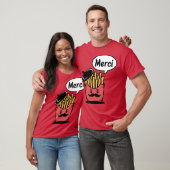 T-shirt Frites disant Merci (Unisexe)