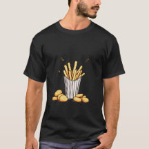 T-shirt frites et nuggets