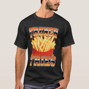 T-shirt Frites Pommes de Terre Style Bootleg 90s
