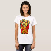 T-shirt fritures avant des types (Devant entier)