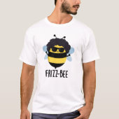 T-shirt Frizz-Bee Funny Afro Bee Pun (Devant)