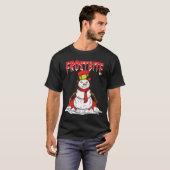 T-shirt Frobite Snowman Vampire Noël (Devant entier)