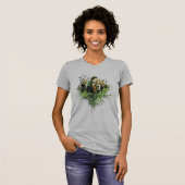 T-shirt FRODO™ avec Hobbits Vector Collage (Devant entier)