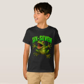T-shirt Frog 67 Meme Six Seven Funny Gen Alpha (Devant entier)