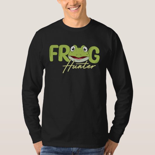 T-shirt Frog Amphibians Exotic Animal Frog Catcher Tadpole (Devant)