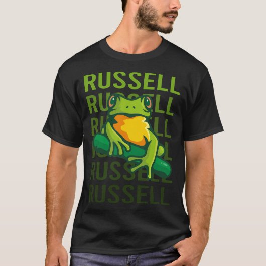 T-shirt Frog Art - Nom Russell (Devant)