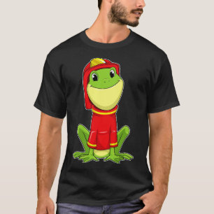 T-shirt Frog as Firefighter avec Helmet
