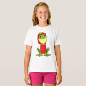 T-shirt Frog as Firefighter avec Helmet (Devant entier)