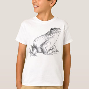T-shirt Frog Chemise Bullfrog Art Chemise Kid Frog Sweatsh