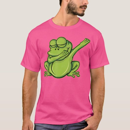 T-shirt Frog Dabbing Dabbing Frog Frog (Devant)