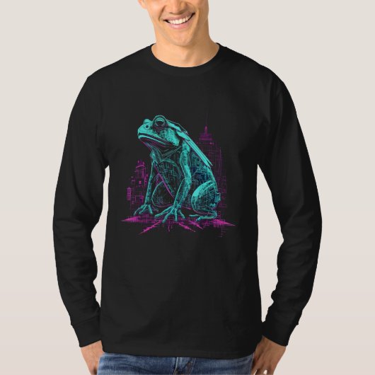 T-shirt Frog fantasy architecture animal animals frog (Devant)