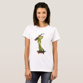 T-shirt Frog Figurine Golfer (Devant entier)