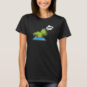 T-shirt Frog Frog Poses de yoga Sports Gymnastique Ohm Bat