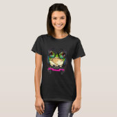 T-shirt Frog Gamer Pc Ordinateur Jeu Vidéo Diffusion Gamin (Devant entier)