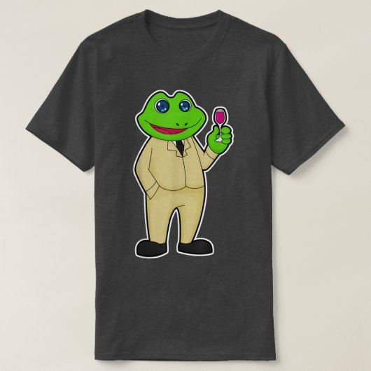 T-shirt Frog Groom Jacket Wedding (Design devant)