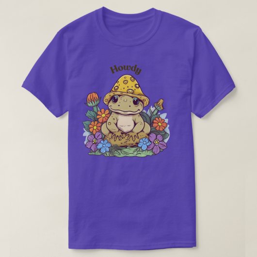 T-shirt Frog Howdy (Design devant)