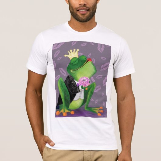 T-shirt Frog Prince - Embrassez-moi (Devant)