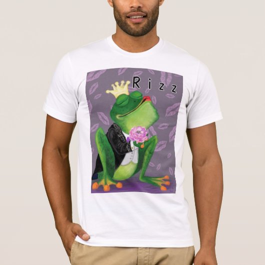 T-Shirt Frog Prince Rizz (Devant)