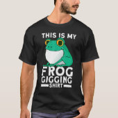 T-shirt Frog Slayer Bullfrog Hunting Gigging Frogging (Devant)