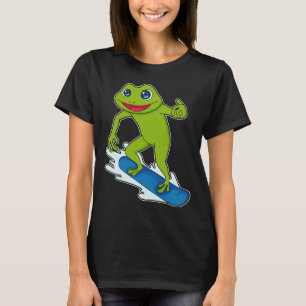 T-shirt Frog Snowboard Snowboard