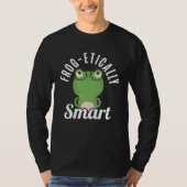 T-shirt Frog Toad  Frog etically Smart (Devant)