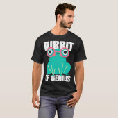 T-shirt Frog Toad  Ribbit of Genius (Devant entier)