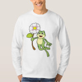 T-shirt Frog with Flower. (Devant)