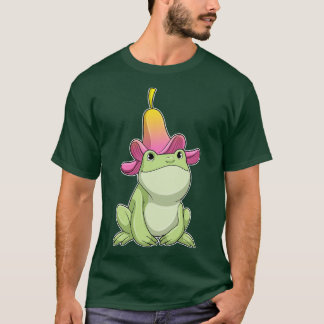 T-shirt Frog with Plumeria
