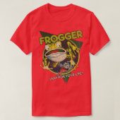 T-shirt Frogger Leap For Your Life 1981 (Design devant)