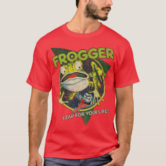 T-shirt Frogger Leap For Your Life 1981