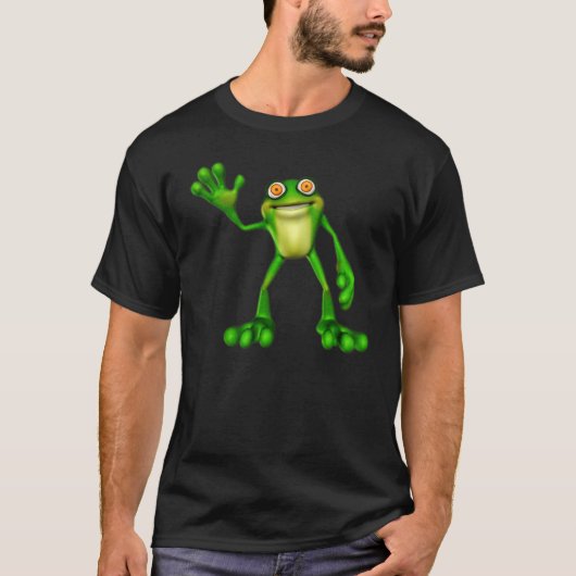 T-shirt Froggie la chouette grenouille à caricatures (Devant)