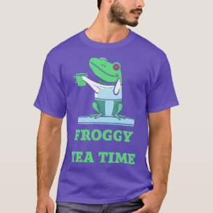 T-shirt Froggy tea time