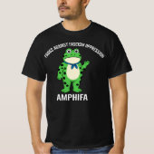 T-shirt Frogs Against Fascist Oppression AMPHIFA Funny Pro (Devant)