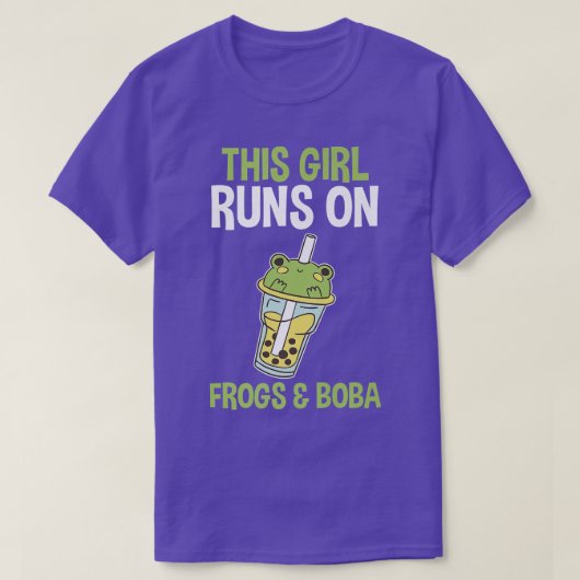 T-shirt Frogs Bubble Tea 903 (Design devant)