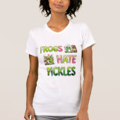 T-shirt Frogs Hate Pickles (Devant)