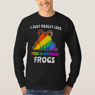 T-shirt Frogue arc-en-ciel de la fierté gay LGBT LGBTQ 3