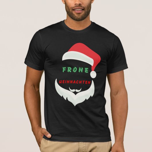 T-shirt frohe weihnachten  (Devant)