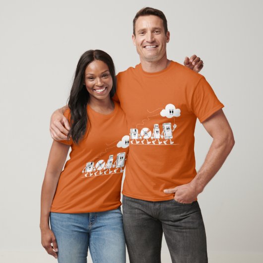 T-shirt From Floppy to Cloud The Evolution of Storage Medi (Unisexe)