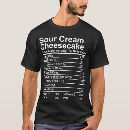 T-shirt Fromage à la crème sure (Devant)