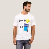 T-shirt Fromage à mes macaronis (Devant entier)