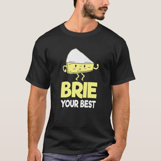 T-shirt Fromage Brie Fromage Personne Fromage Fermier Alim (Devant)
