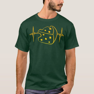 T-shirt Fromage Coeur battement de coeur Grillé Dairy Farm