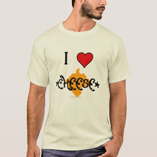 T-shirt Fromage d'amour (Devant)
