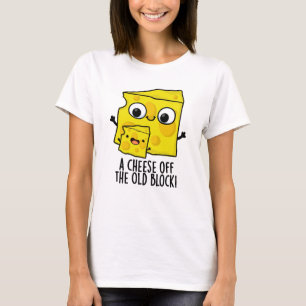 T-shirt Fromage De L'Ancien Bloc Funny Food Pun