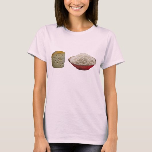 T-shirt fromage et riz (Devant)