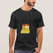 T-shirt Fromage grillé cool Queen Funny Sandwich grillé M (Devant)