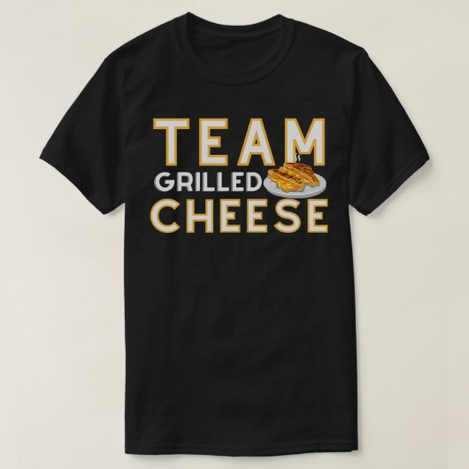 T-shirt Fromage grillé de l'équipe (Design devant)
